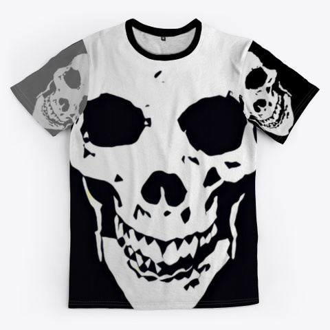 Retro 90's Skulls | Halloween Design  Standard Camiseta Front