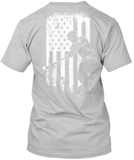 The Great American Pastime Light Steel T-Shirt Back