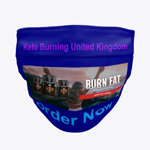 Keto Burning United Kingdom Burn Fat! Deep Navy Kaos Front