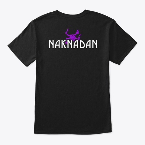 Naknadan Destroyer T Shirt Black T-Shirt Back