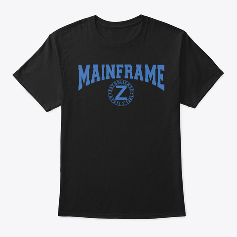 Mainframe: Z Est. 1964—Blue Black T-Shirt Front