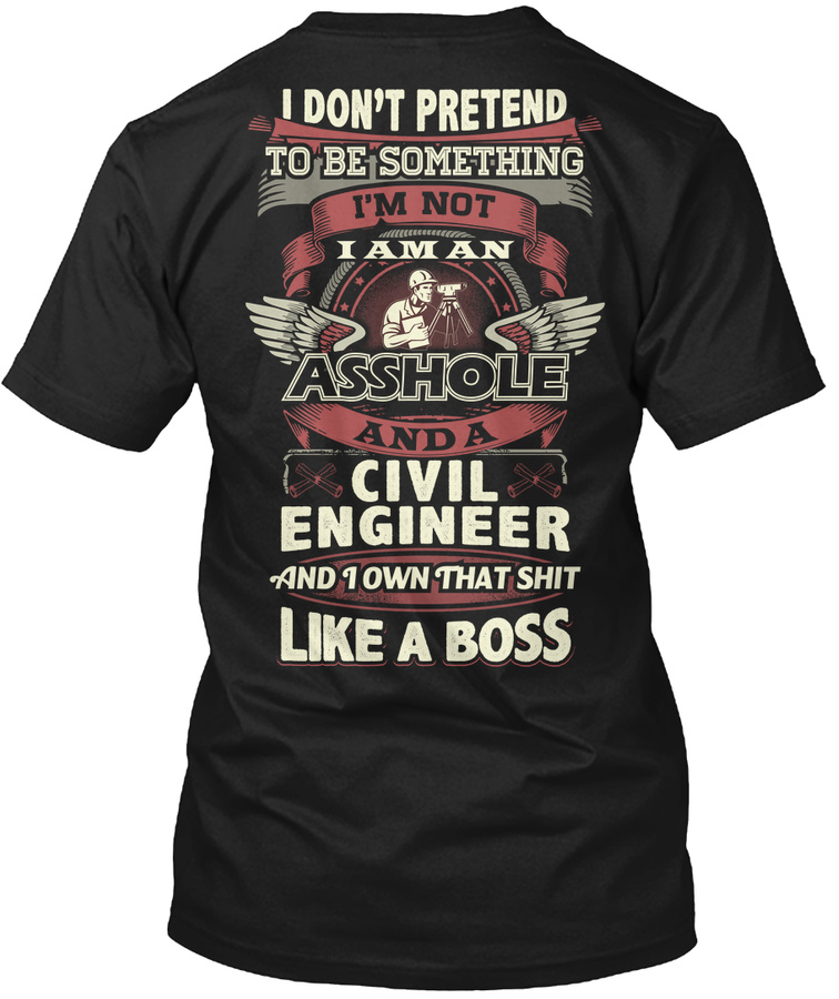 Awesome Civil Engineer Shirt Unisex Tshirt