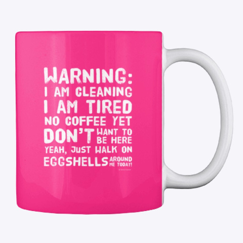 Eggshells Hot Pink T-Shirt Back