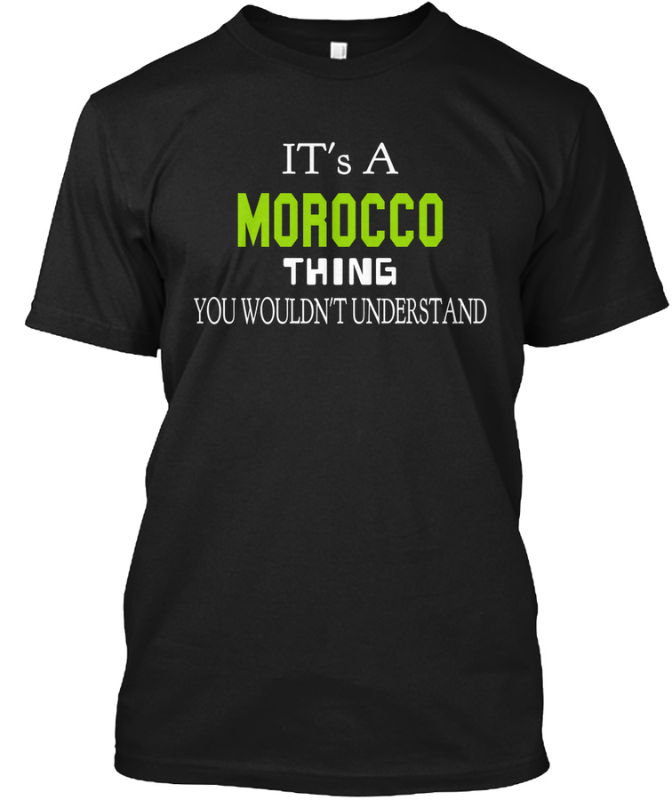 MOROCCO special shirt Unisex Tshirt