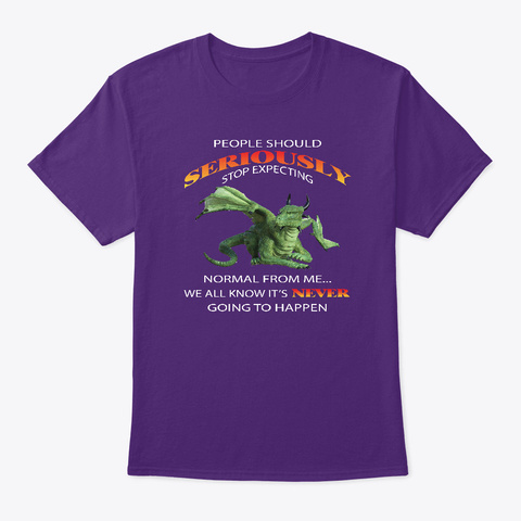 Normal Purple T-Shirt Front