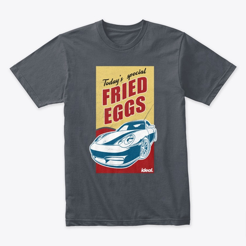 Fried Egg 911 Tee Heavy Metal T-Shirt Front