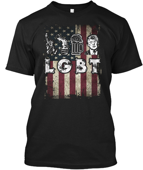 Liberty Guns Beer Trump T-shirt Lgbt Fun
