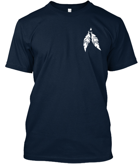 Native Blood  New Navy T-Shirt Front
