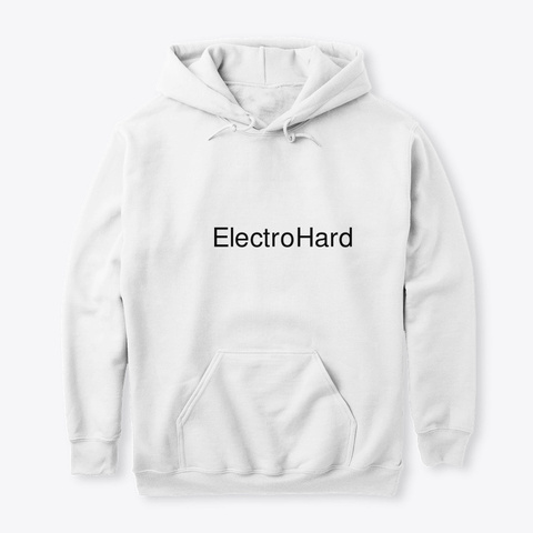 Electro Hard White T-Shirt Front