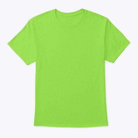 Camiseta Hombreunisex Manga Logo Detras Lime T-Shirt Front