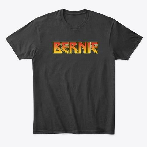 Bernie Sanders Shirt 2020 Retro Edge Black T-Shirt Front