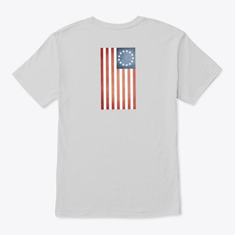 I Love America Clothing Light Steel T-Shirt Back