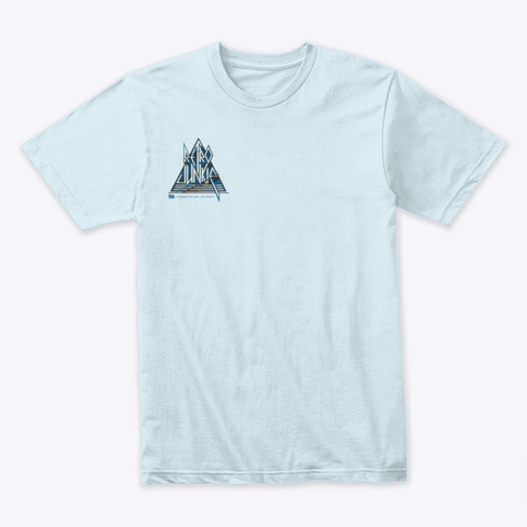 Def Junkie Logo  Light Blue T-Shirt Front