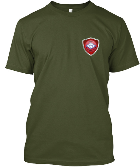 Arkansas Preparedness Network Military Green T-Shirt Front