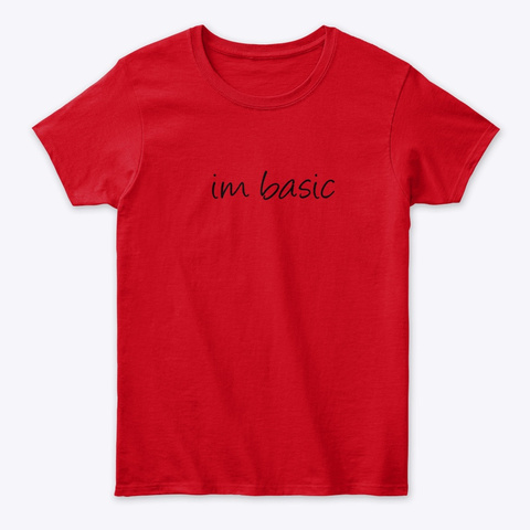 Basic Squad  Red T-Shirt Front