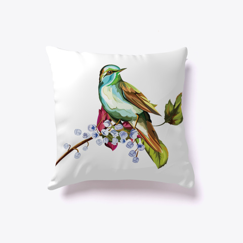 Bird Arts Pillows 3 White Kaos Back