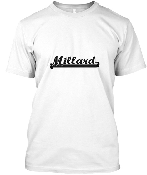 Millard White T-Shirt Front