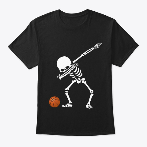 Basketball Dab Basketball Christmas 2019 Black T-Shirt Front
