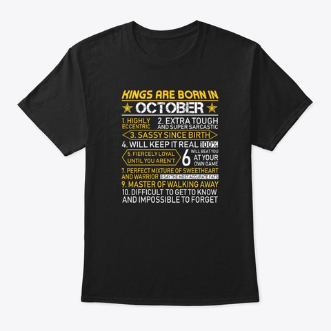 October Birthday T-shirt