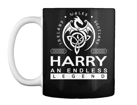 Mug   Harry An Endless Legend Black T-Shirt Front