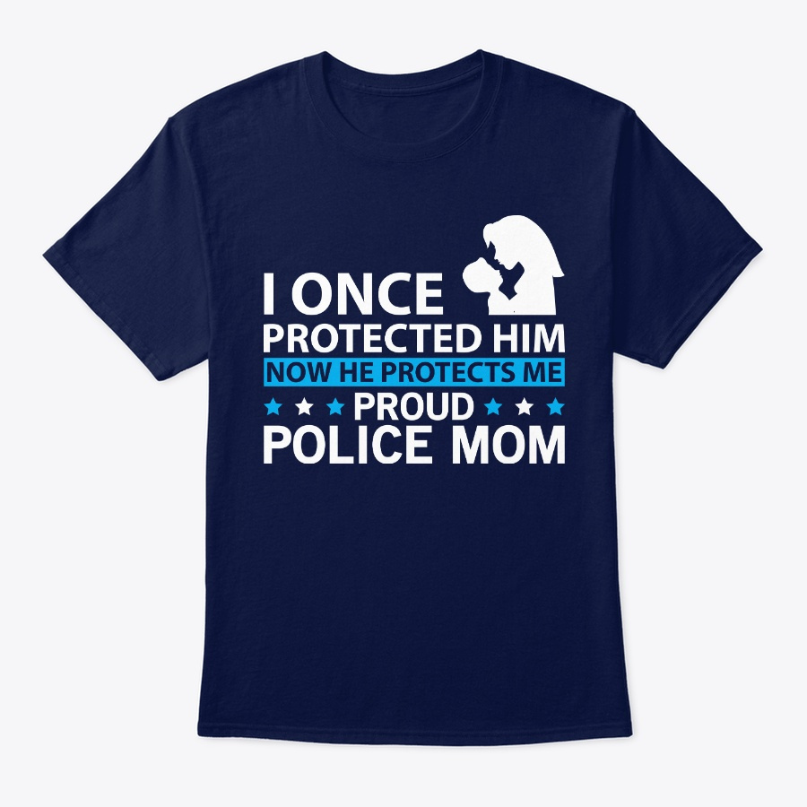 Proud Police Mom Shirts Blue Line Shop Unisex Tshirt