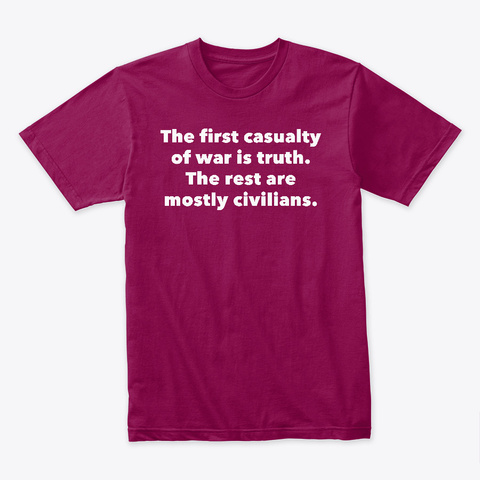 The First Casualty Cardinal T-Shirt Front