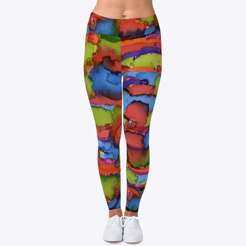 Alcohol Ink Design   Leggings And More! Standard T-Shirt Front