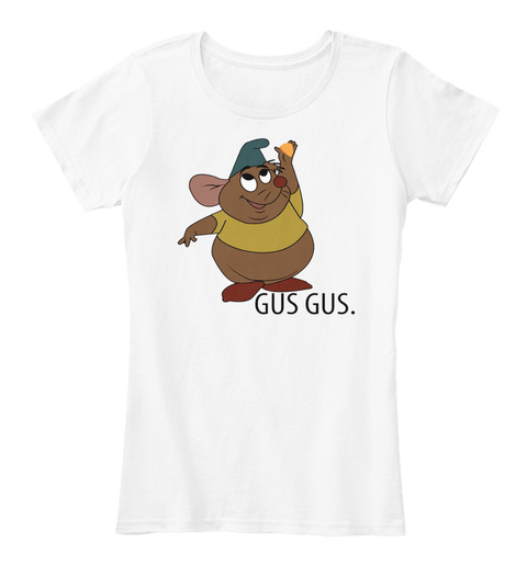 Gus Gus White T-Shirt Front