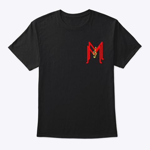 M&M Tees Black T-Shirt Front