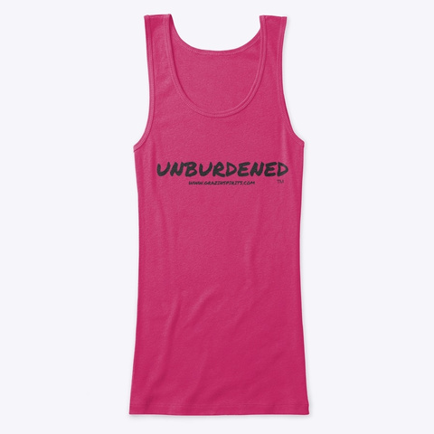 Unburdened Tank Top Berry T-Shirt Front