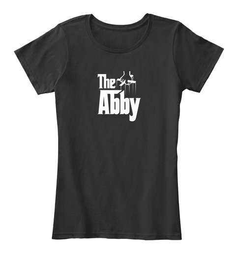 The Abby Black T-Shirt Front