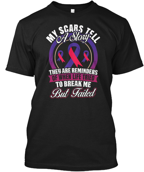 My Scars Tell A Story Migraine T-shirt
