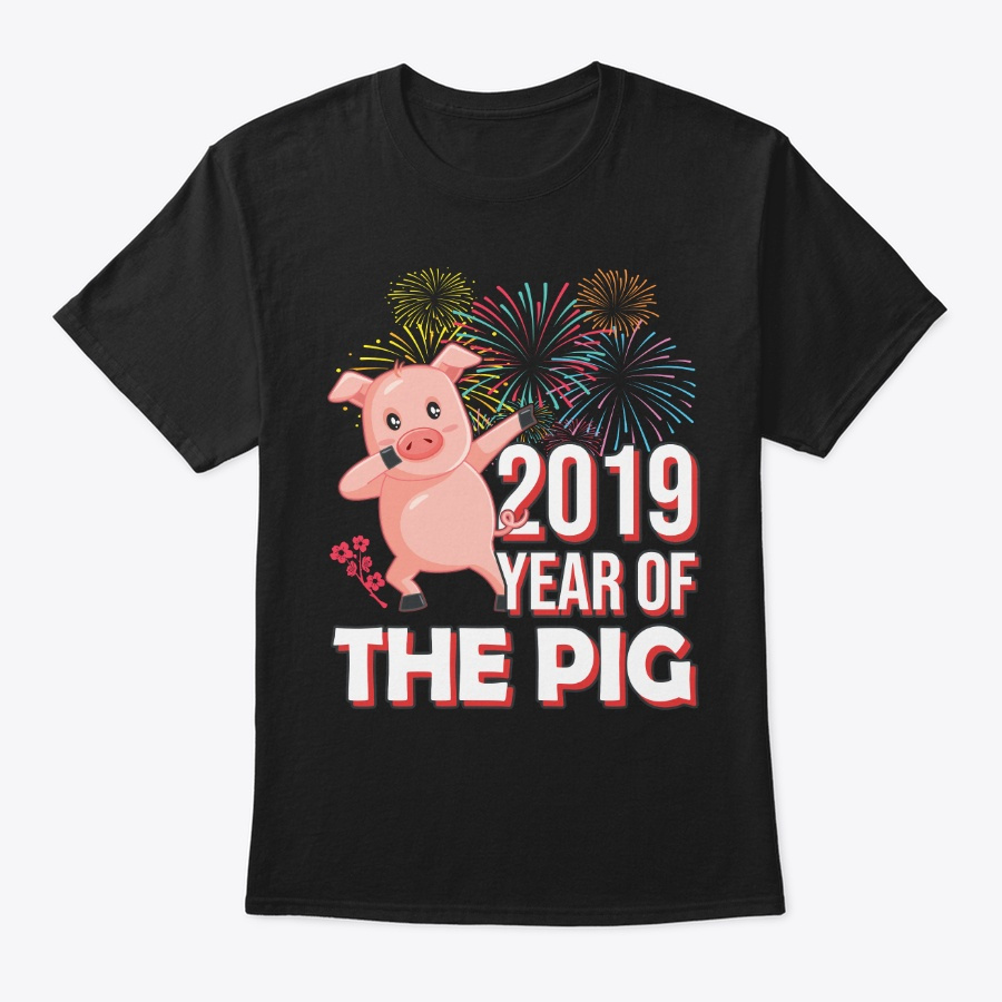 Cute 2019 Year Of The Pig Dabbing Unisex Tshirt