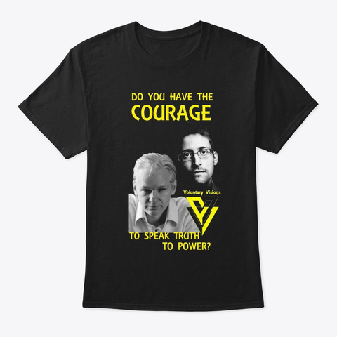 Truth To Power   Courage Black Kaos Front