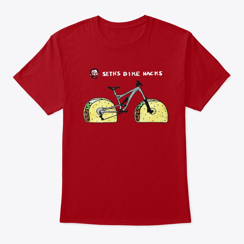 Seth's Bike Hacks - Get Taco'd T-shirt