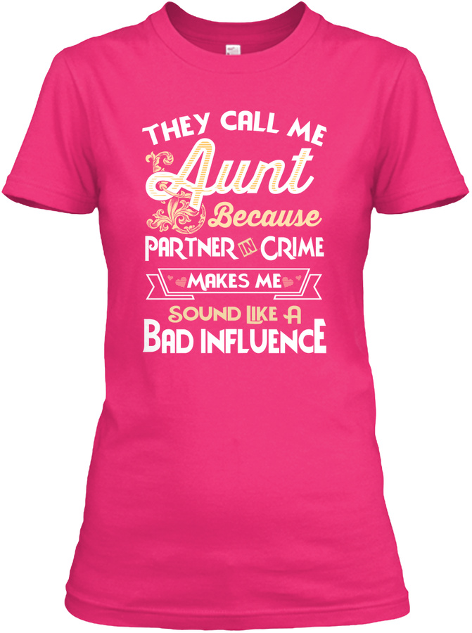Women funny aunt shirt gift pink Unisex Tshirt
