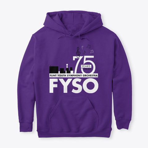 Fyso 75th Anniversary Wear Purple T-Shirt Front