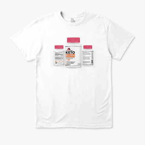 Advanced Rapid Keto Burn® Updated 2020 White T-Shirt Front