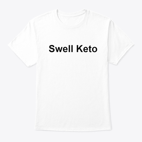 Swell Keto | Swell Ketogenic Blend White T-Shirt Front