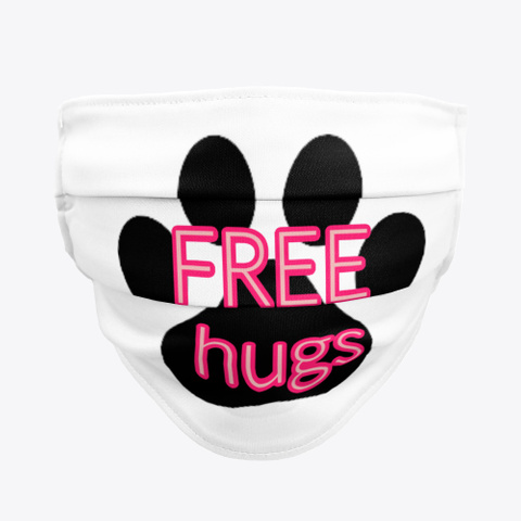 Free Hugs Paw Mask Standard T-Shirt Front