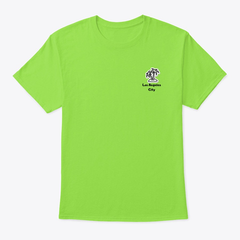 Little Palm  Lime T-Shirt Front