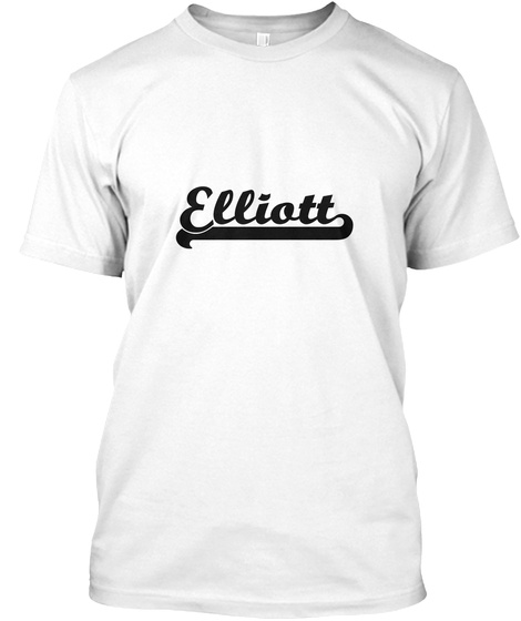 Elliott White T-Shirt Front