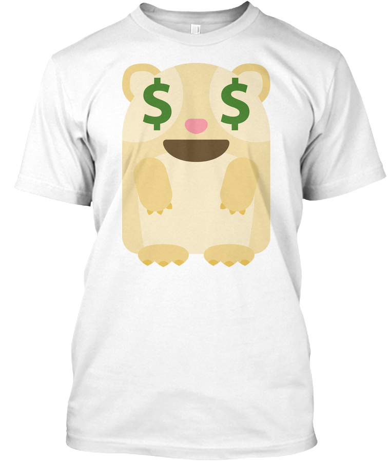Guinea Pig Emoji Money Face Unisex Tshirt