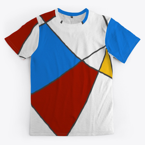 Colorful Abstract Pattern Standard T-Shirt Front