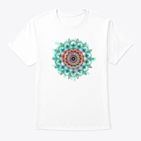 Lucky Mandala Painted Flower Design
