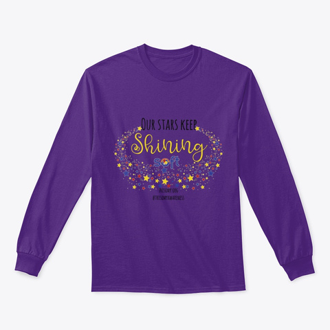 2020 Soft Trisomy Awareness Shirt Purple T-Shirt Front