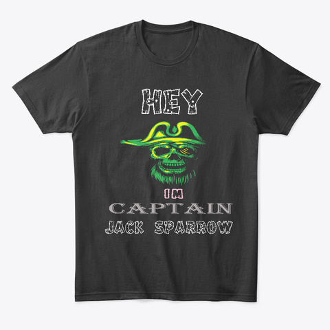 Pirates Black T-Shirt Front