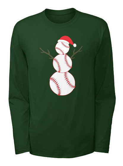baseball style christmas shirts