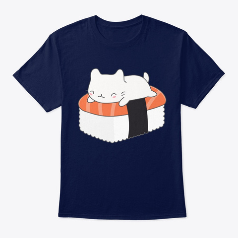 Kawaii Sushi Cat Slim Fit T-shirt