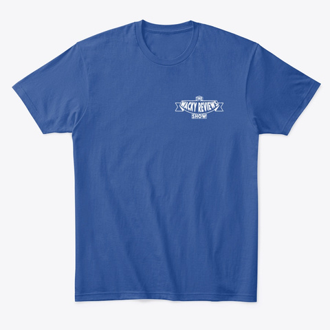 An Idiots Guide To Everything Range. Deep Royal T-Shirt Front